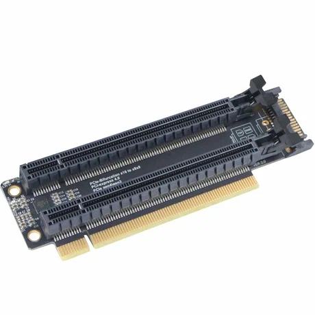 Buy pci express x16 slot graphics card Free Shipping Neue PCIe 1 um 4 PCI Express 1X slots Riser Card Mini ITX externe 4 PCI e x